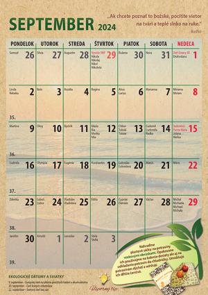 Nástenný kalendár Eko tipy 2024 (2)