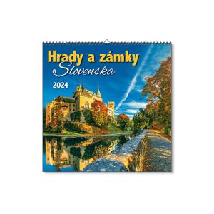 Nástenný kalendár Hrady a zámky Slovenska 2024