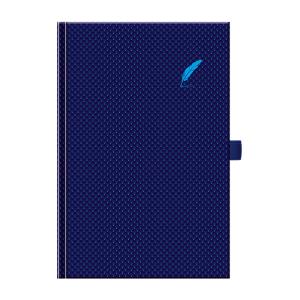 Linajkový elegantný notes modrý BLUE, modrá