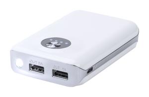 USB power banka 6000 Kenfac, Biela (2)
