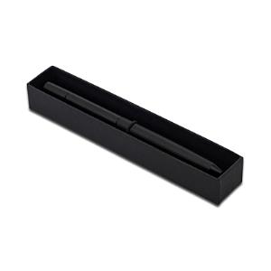 2v1 večná ceruzka a guľôčkové pero v krabičke Duet, čierna (3)