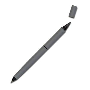 2v1 večná ceruzka a guľôčkové pero v krabičke Duet, sivá (2)