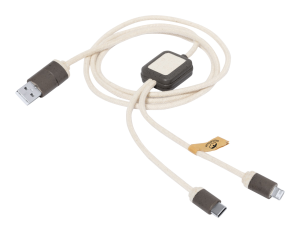 "Seymur" USB nabíjecí kabel, hnedá