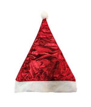 Santa Klausovská čiapka Santa shiny, Červená