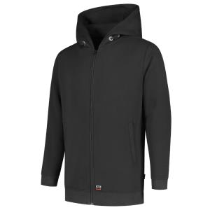 Unisex mikina s kapucňou  Hooded Sweat Jacket Washable 60°C T44, T4 Tmavosivá