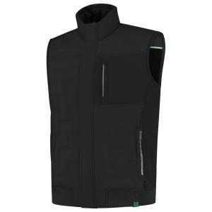 Vesta unisex  Puffer Bodywarmer Rewear, T1 Čierna