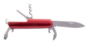 Mini multifunkční nôž, 8 funkcií Gorner , Červená (2)