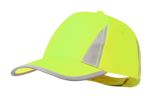 Reflexná baseballová čiapka Brixa, žltá