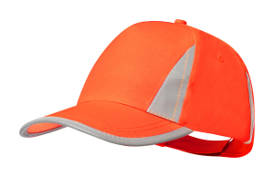 Reflexná baseballová čiapka Brixa, oranžová