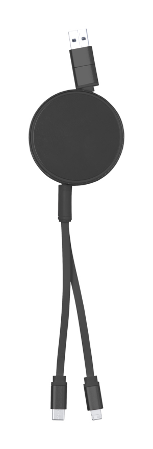 USB nabíjací kábel Freud, čierna