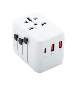 Cestovný adaptér Jetsetter Plus, Biela