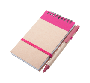 Zápisník s perom Ecocard, purpurová