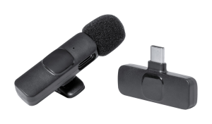 Bezdrôtový mobilný mikrofón Spart, čierna (2)