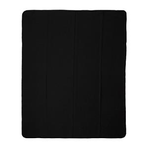 Fleecová deka Arosa, čierna (3)