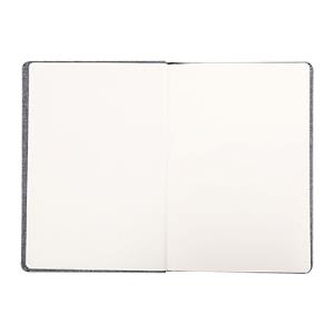 Zápisník s linajkovými stranami BAINES, sivá (4)