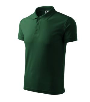 Pánska polokošeľa Pique Polo 203, d3 dark green