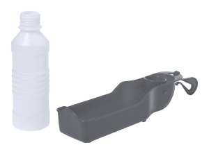 "Eritsen" plastová láhev pro domácí mazlíčky, šedá (4)