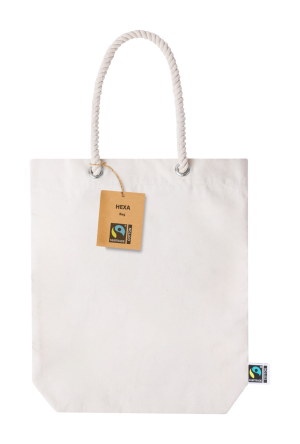 "Hexa Fairtrade" Fairtrade nákupní taška, prírodná (6)