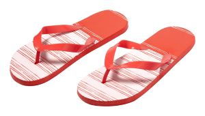 "Manisok" plážové pantofle, Červená (2)