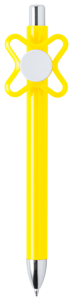 Plastové pero Karsol, žltá