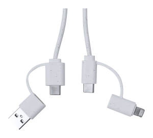 "Surgex" USB nabíjecí kabel, Biela (3)