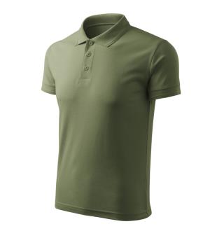 Polokošeľa pánska  Pique Polo Free F03, 09 Khaki