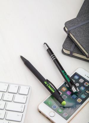 Dotykové guľôčkové pero Connel, zelená (4)