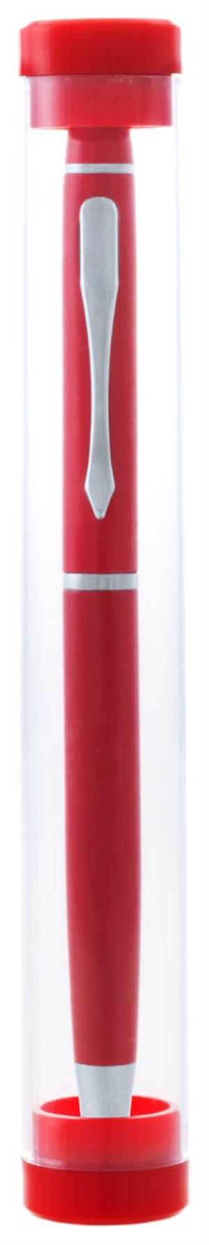 Bolcon pero v PVC obale, Červená