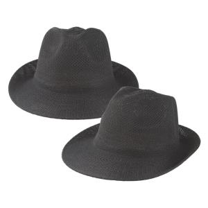 Timbu slamený klobúk, čierna (3)