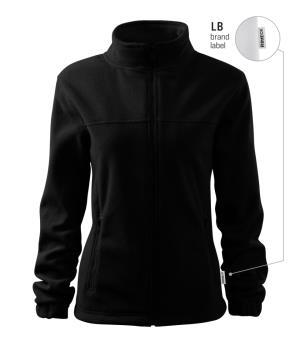 Dámska fleesová mikina Jacket 504, LB Čierna Brand Label