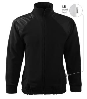 Unisex fleesová bunda s krytými ramenami Jacket Hi-Q 506, LB Čierna Brand Label