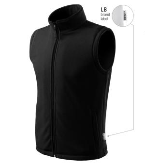 Fleesová vesta Next 518, LB Čierna Brand Label