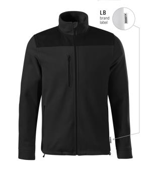 Unisexová fleesova bunda Effect 530, LB Čierna Brand Label