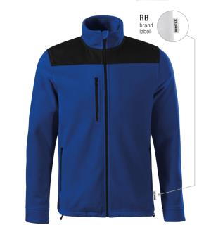 Unisexová fleesova bunda Effect 530, RB kráľovská modrá Brand Label