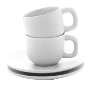 Sada šálok na espresso 85 ml Caturra, Biela