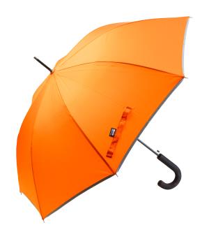 Reflexný RPET dáždnik Thunder Max, oranžová