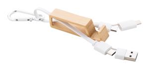 USB nabíjací kábel Boppy, Biela