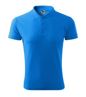 Pánska polokošeľa Pique Polo 203, 70 Snorkel Blue