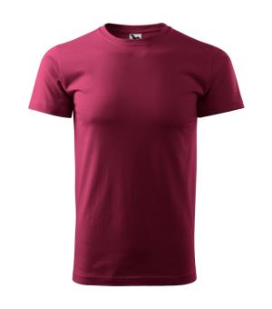 Bavlnené unisex tričko Heavy New 137, 86 Garnet
