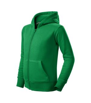 Detská mikina s kapucňou Trendy Zipper 412, 16 Trávová Zelená