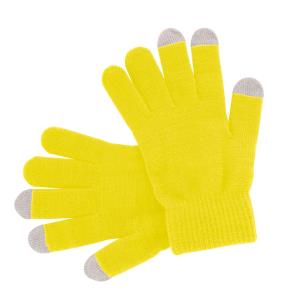 Dotykové rukavice Actium, žltá