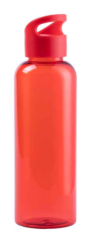 Športová fľaša Pruler, Červená