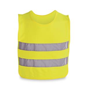 MIKE - Reflexná vesta pre deti, žltá