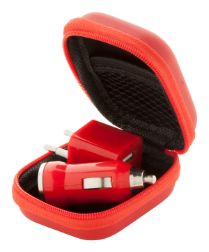 Zahraničná USB nabíjačka Canox, Červená (3)