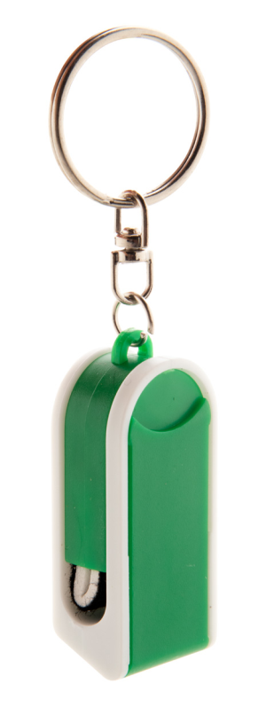 Stojanček na mobil a kľúčenka Satari, zelená (3)
