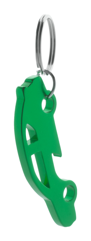 Hliníkový prívesok na kľúče Samy, zelená (2)