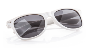 Plastové slnečné okuliare Xaloc, Biela (2)