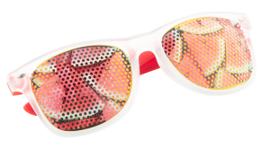Transparentné slnečné okuliare Harvey, Červená (3)
