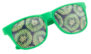 Plastové slnečné okuliare Malter, zelená (4)