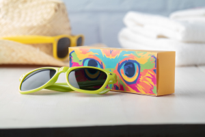 Krabička na slnečné okuliare Creabox Sunglasses A, Biela (5)
